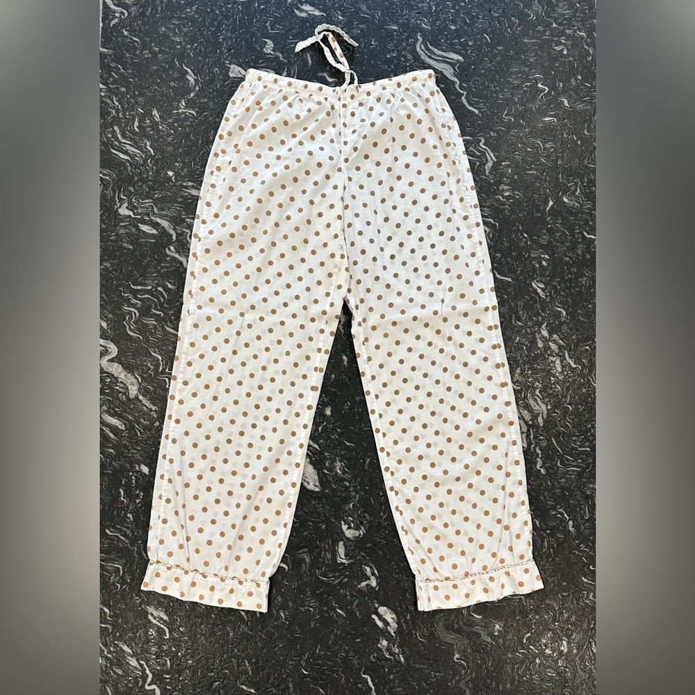 Victoria’s Secret Cotton Pajama Pants with an Elastic Waistband Size Medium Long